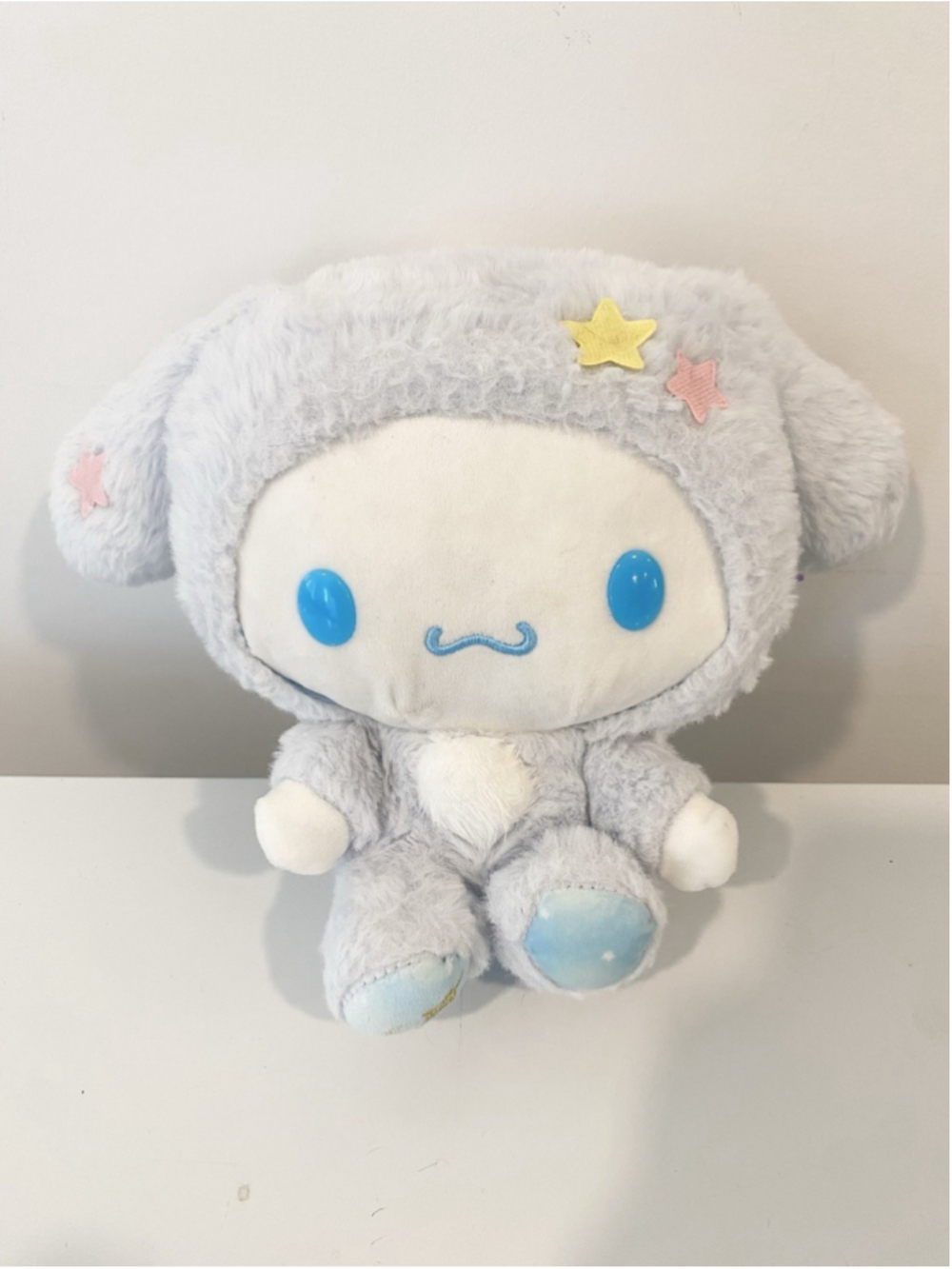 Sanrio Cinnamoroll 2024 Blue Star Fluffy Plush Stuffed Animal Pastel Kawaii